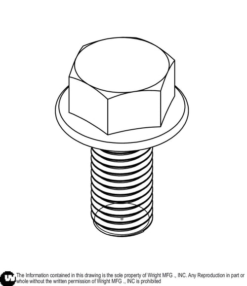 Flange Bolt 3/8-16 x 3/4 Z5 11990030 Default Title