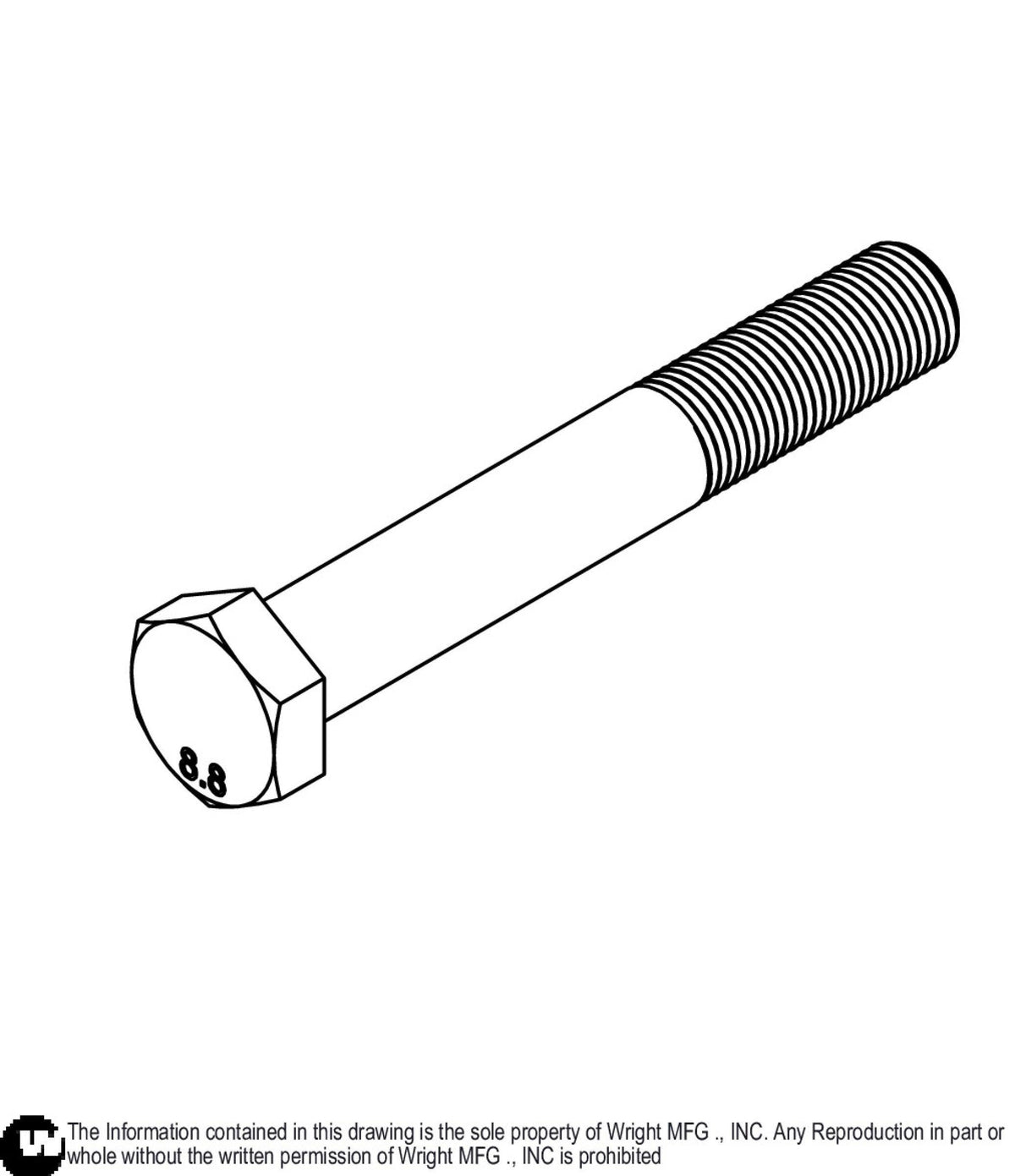 Hex Bolt M10-1.5 x 70 Z5 11990039 Default Title