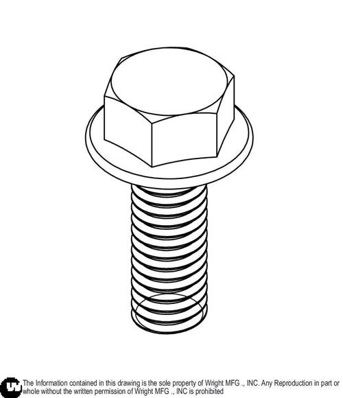 Flange Type Bolt 3/8-16 x 1 11990046 Default Title