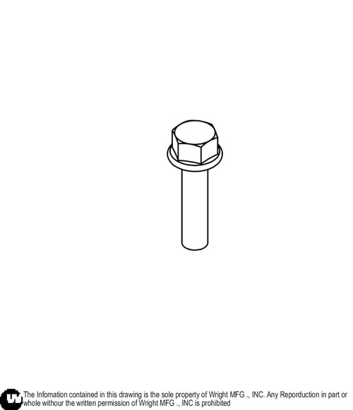 Flange Bolt 7/16-14 x 1 3/4 Z5 11990094 Default Title