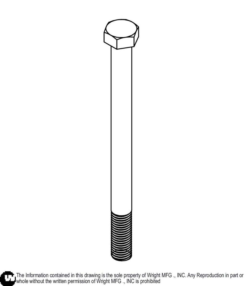 Hex Bolt 3/4 - 10 x 9.5 Z5 11990108