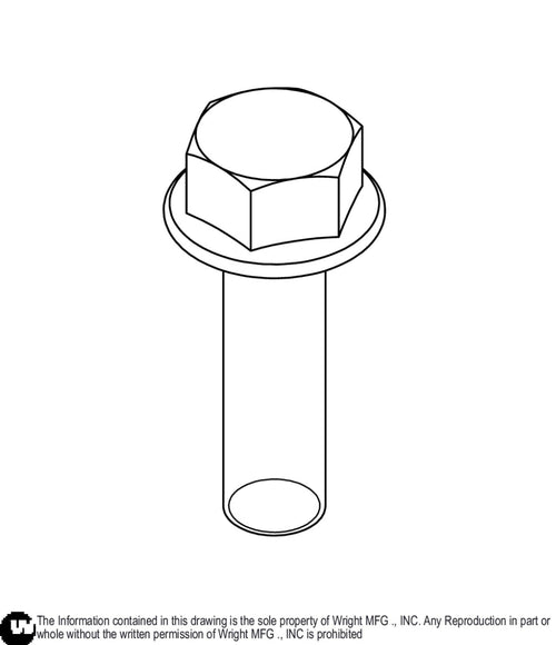Flange Bolt 3/8-16 x 1 1/4 Z8 11990112 Default Title