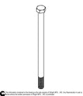 HH Bolt 1/2-13 x 8.5 Zinc Partial Thread 11990121 Default Title