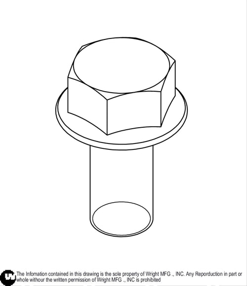 Flange Bolt 1/2-13 x 1 Z 11990124 Default Title