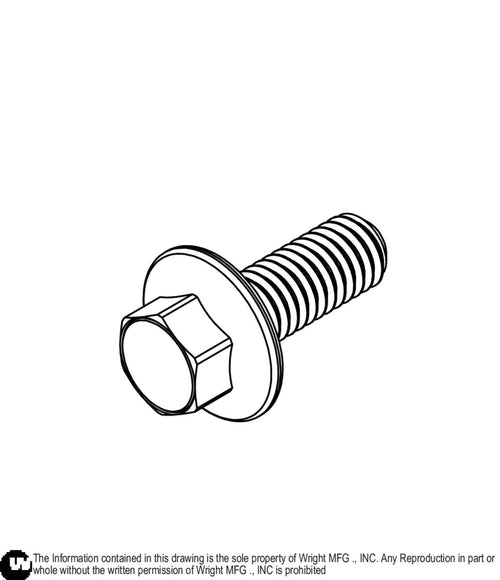 Flange Patch Lock Bolt M6-1 x 16mm B1 11990196 Default Title