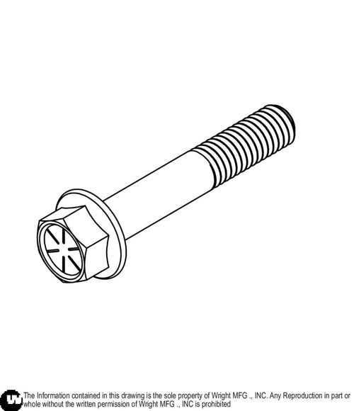 Flange Bolt 3/8 - 16 x 2.25 11990199 Default Title