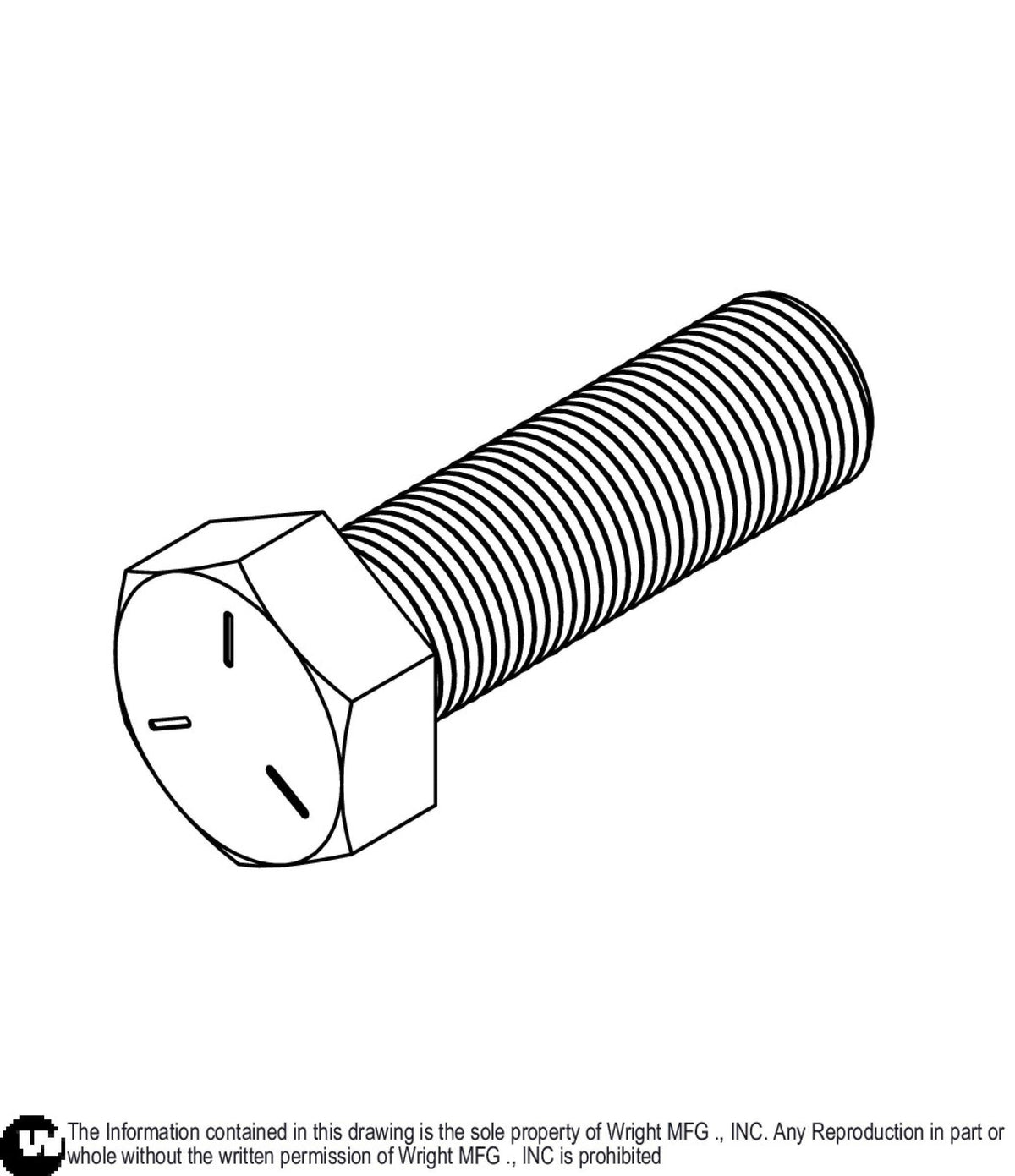 Hex Bolt 5/8 - 18 x 2 Z5 11990200 Default Title