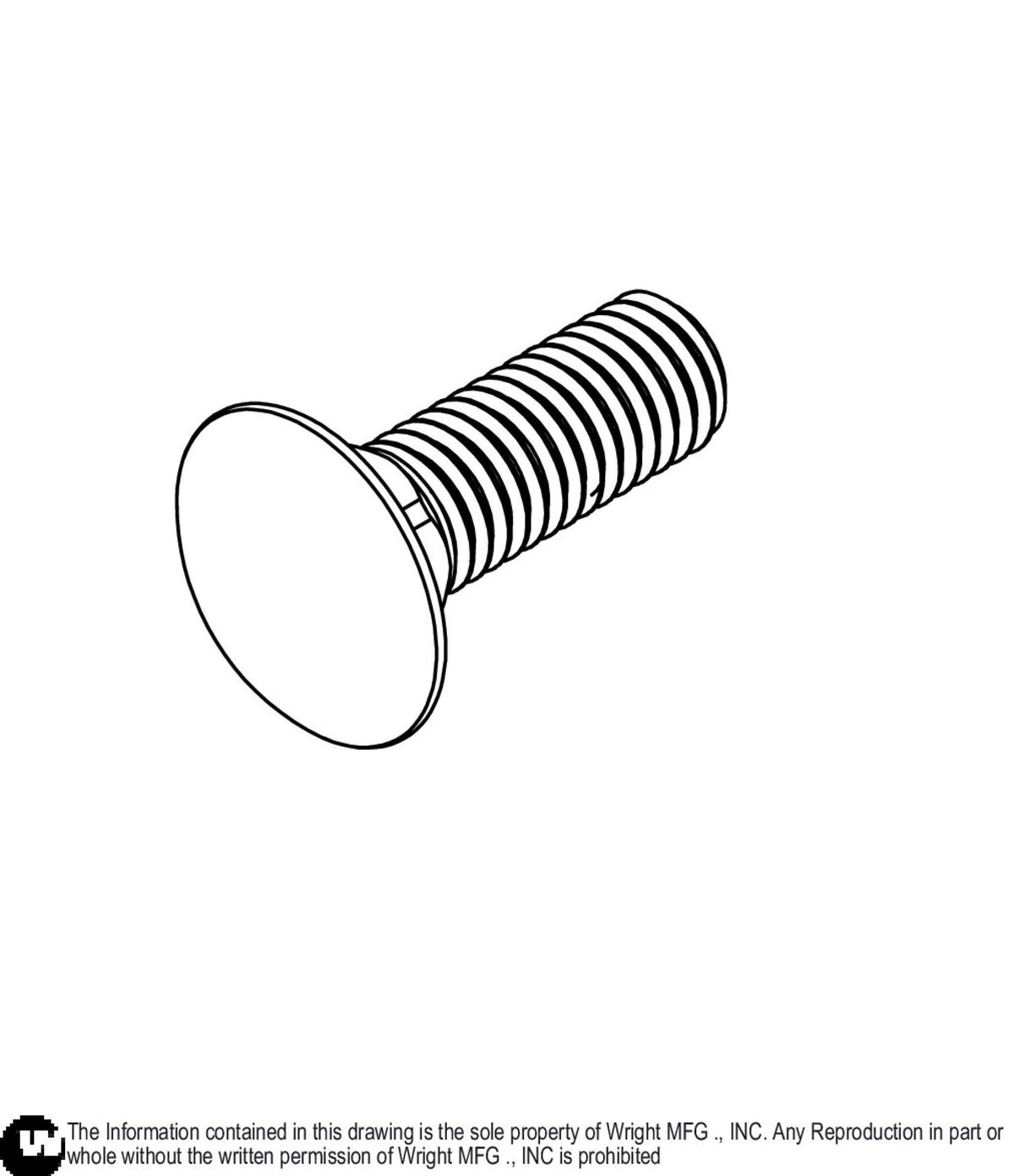Carriage Bolt 1/2-13 x 1.5 Z5 11990207 Default Title