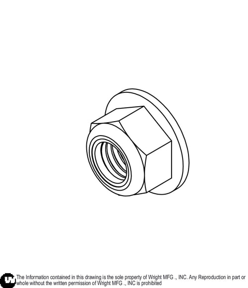 Flanged Nylock Nut 5/8 - 11 12990084 Default Title