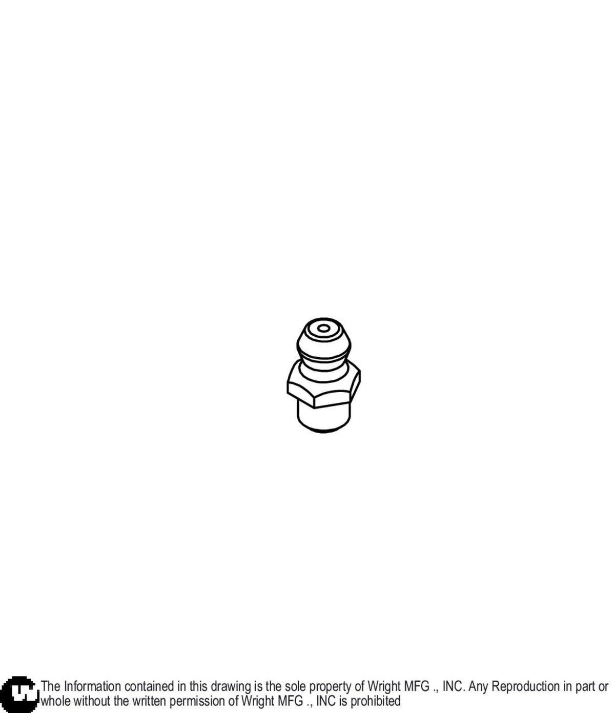 Zerk, 1/4-28 (Grease Fitting) 15990006 Default Title
