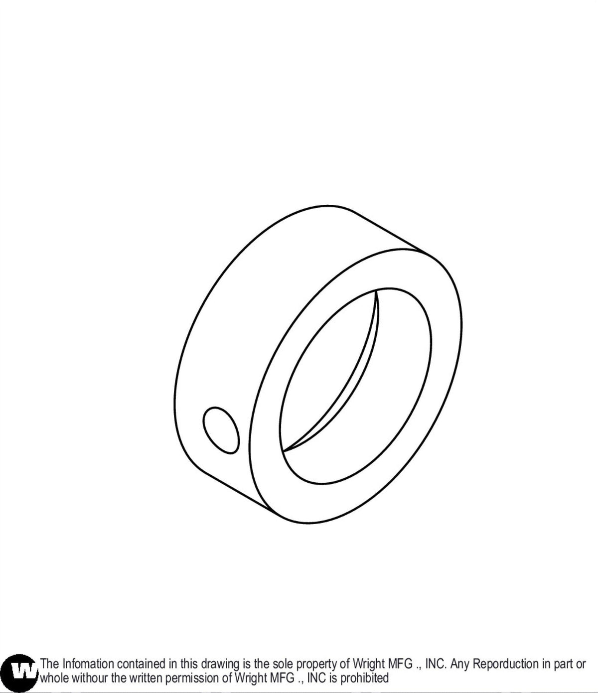 1-Piece Split Shaft Collar 1" 15990017 Default Title