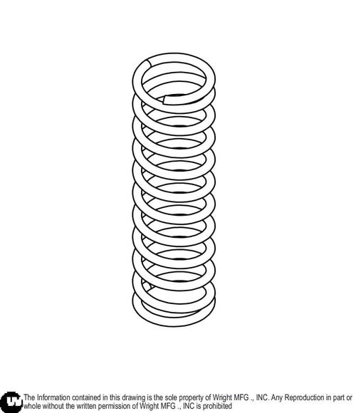 Extension Spring (Rep 16410001) 16410005 Default Title