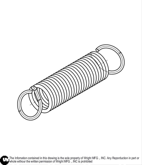 Extension Spring 0.312 X 0.0348 X 1.5 16410020 Default Title