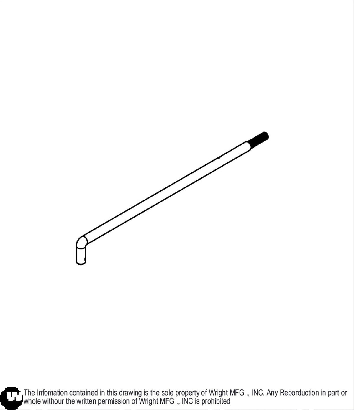 ZK Control Lock Linkage Rod 24420038 Default Title