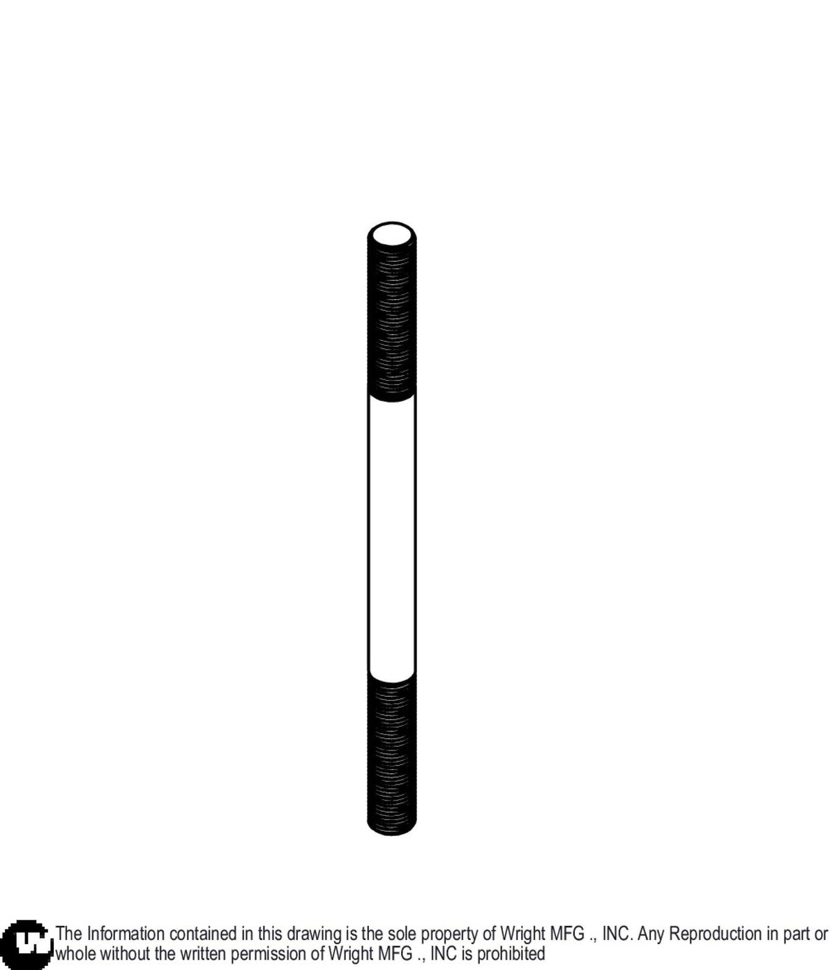 Threaded Rod 1/2 - 20 X 8.25 24420082 Default Title