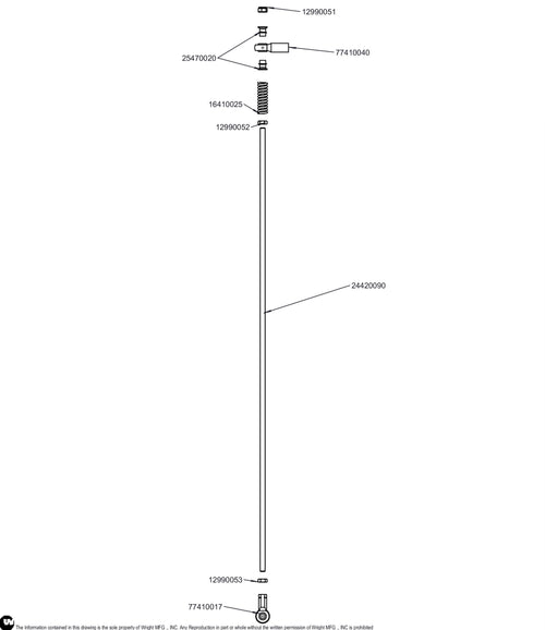 Fast Adjust Control Rod Assembly 27.8" 24420092 Default Title