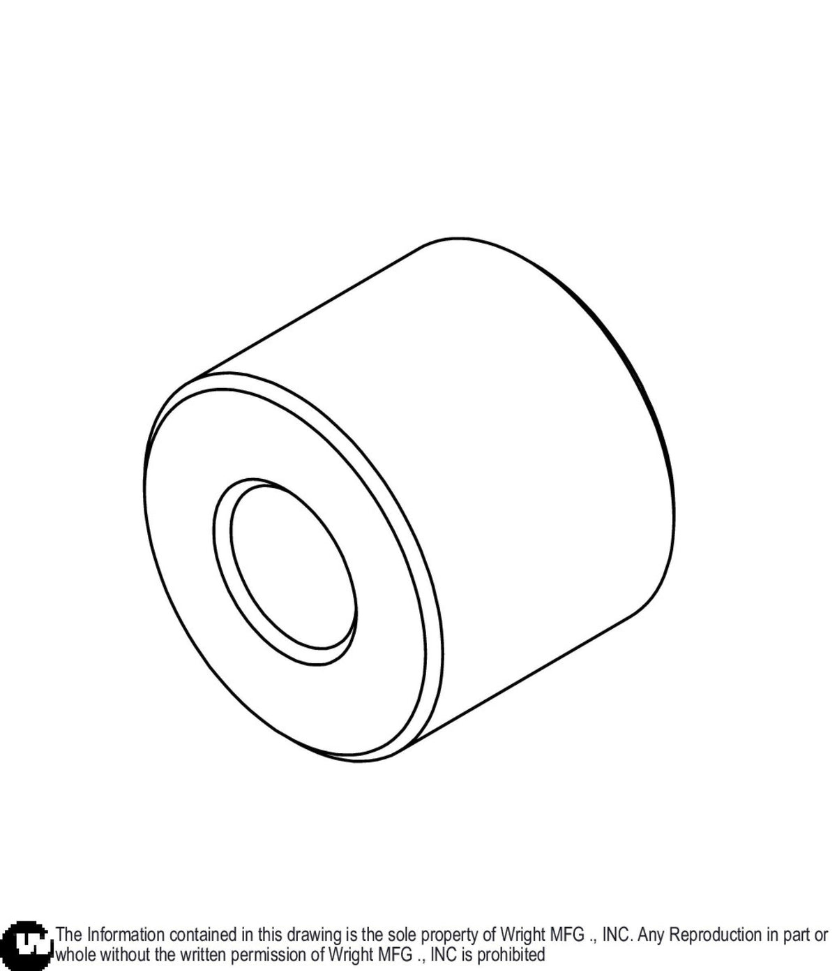Zinc Spacer .750 X .218 X .625 25470021 Default Title