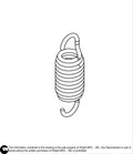 Black Hydro Pump Spring HG#51833 31490098.