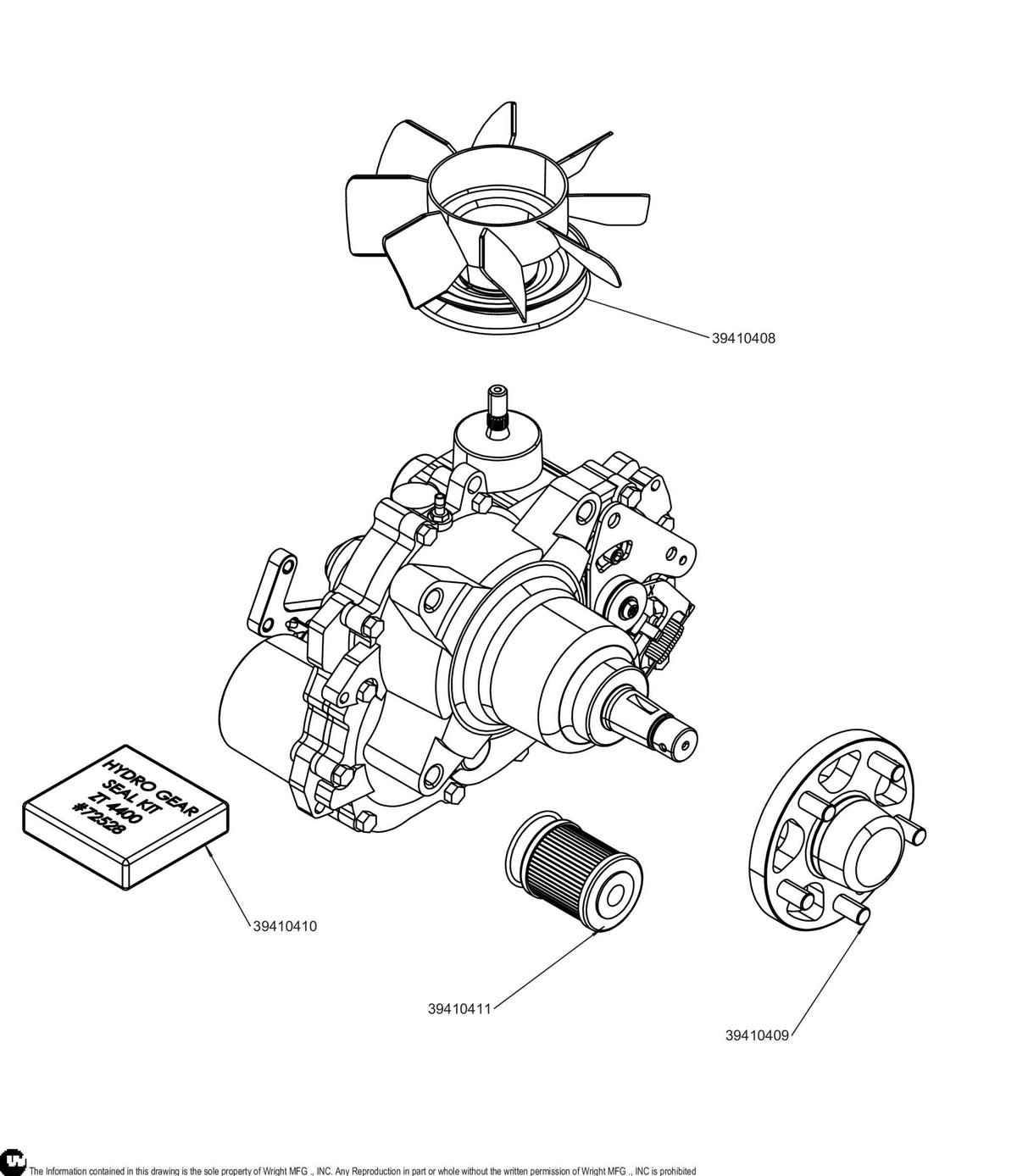 ZT-4400 Transmission 1710-1081R 39410406 Default Title