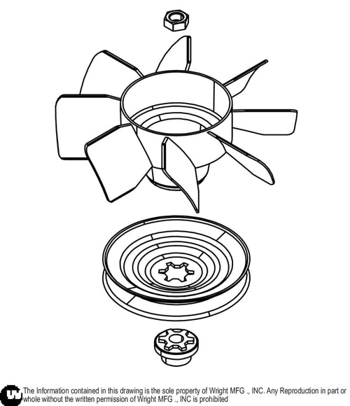 Fan/Pulley Kit HG# 72476 39410408