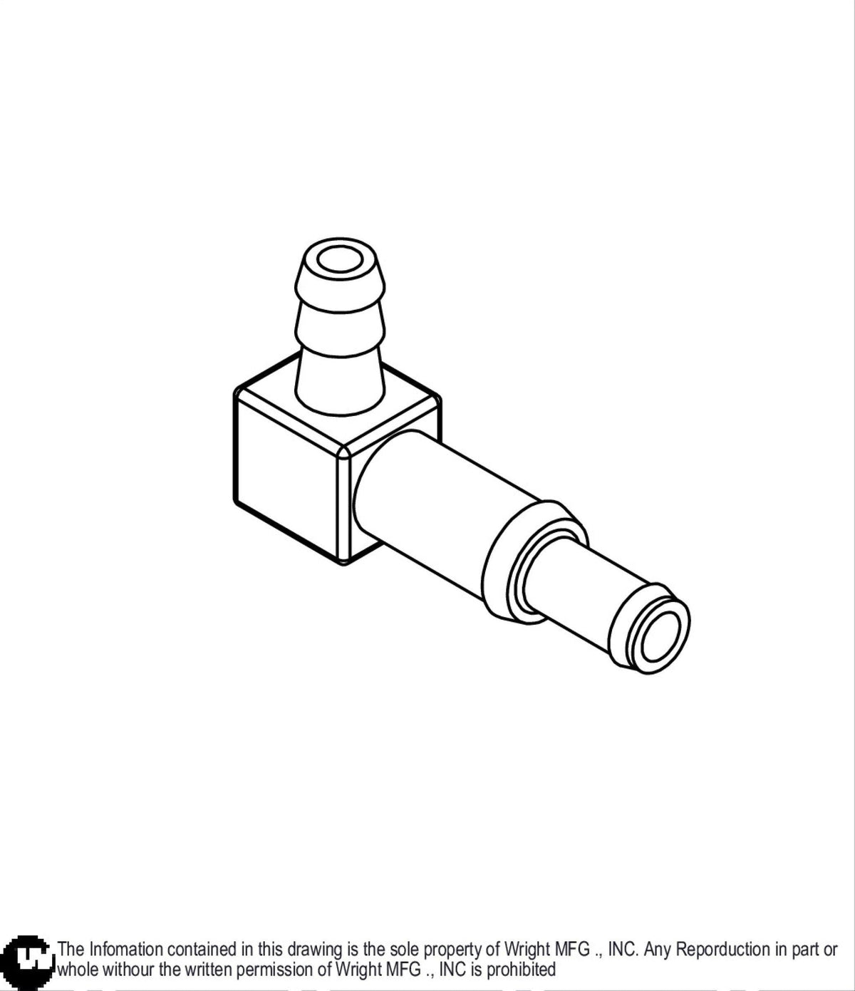 90 Degree Fuel Fitting 41410007 Default Title