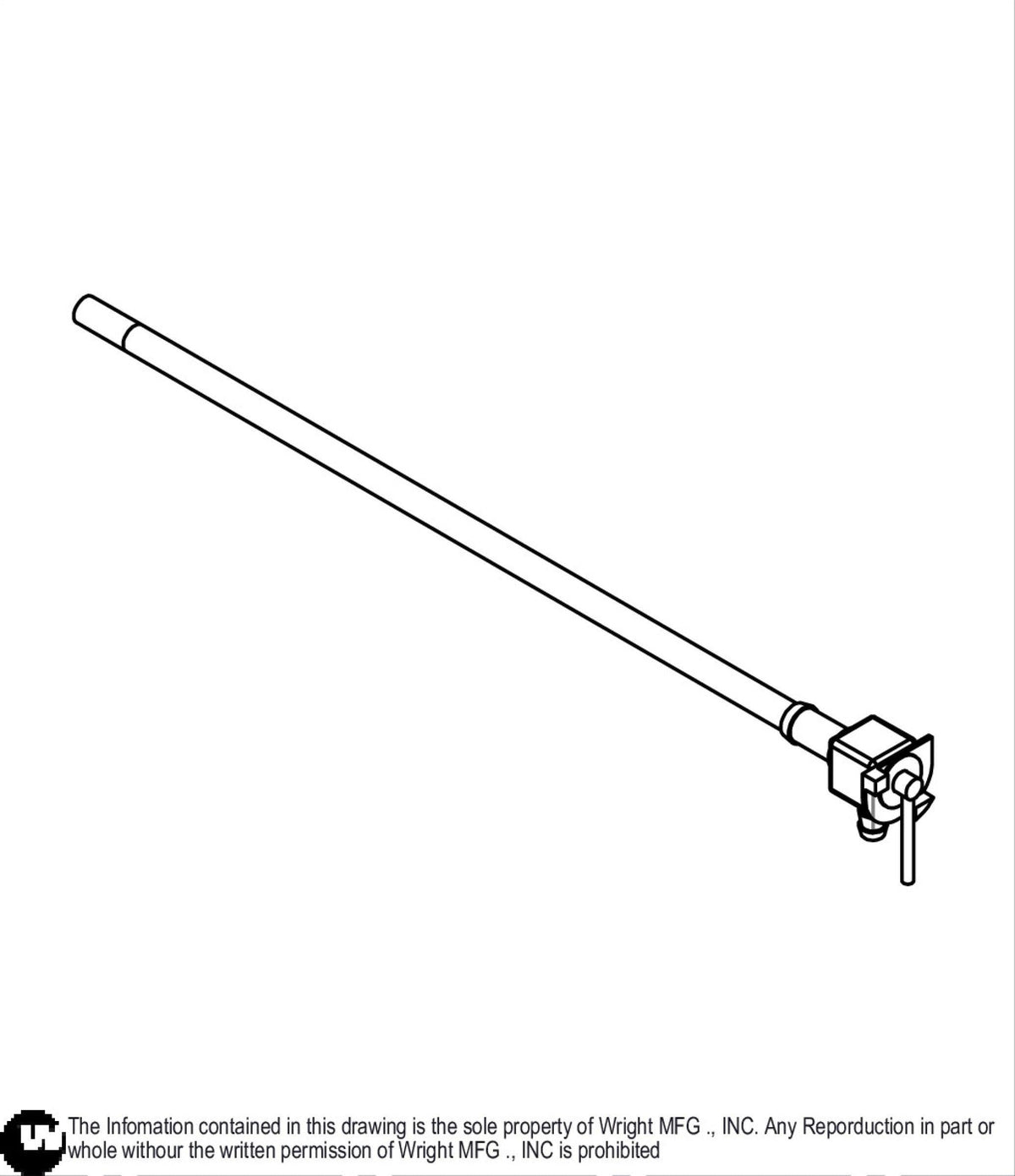 11.5" Long Fuel Siphon W/90 Degree Valve 41410028 Default Title