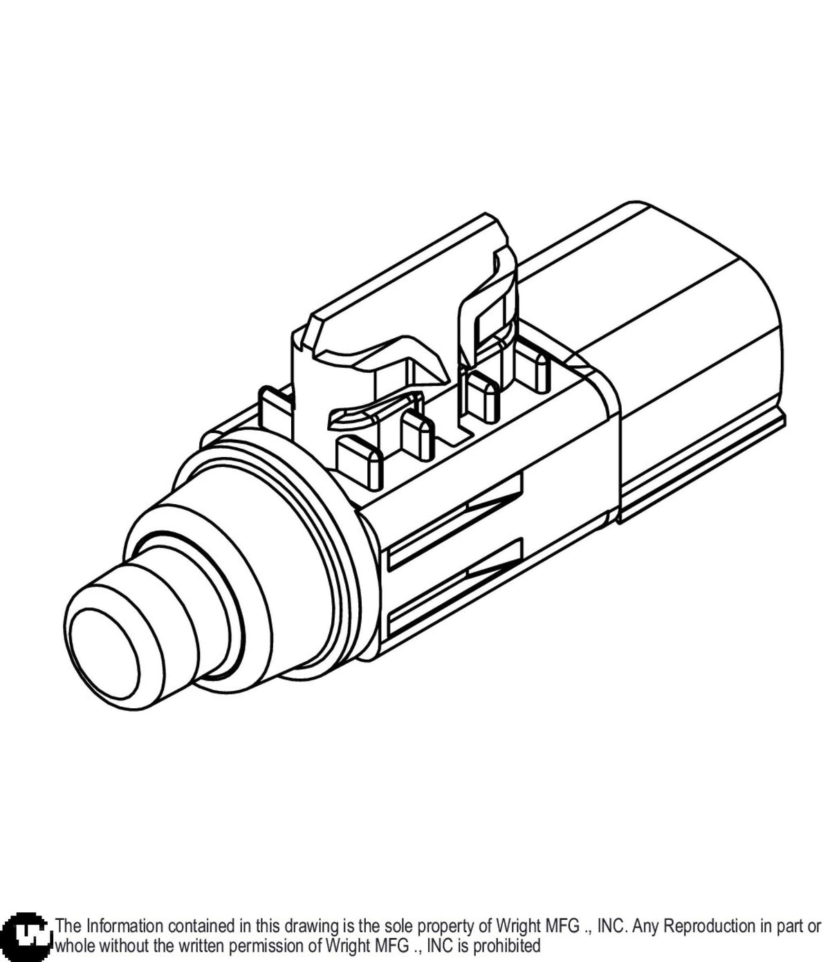 Sealed, Rail Mount NO/NC Switch, OPC 52410019