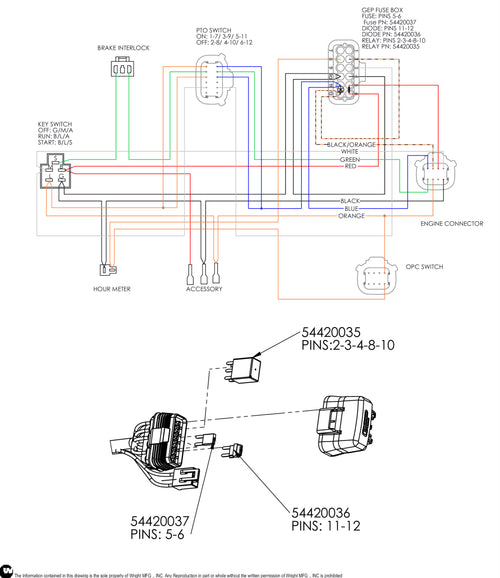 Electric Start Harness 53490075 Default Title