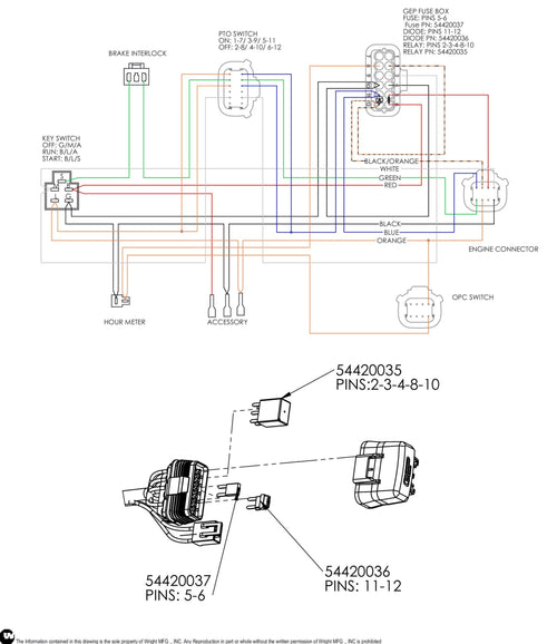 Electric Start Harness 53490075