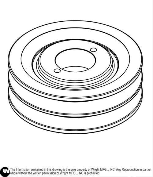 Double Grove Pulley 5.25 - 48 WVK 71460045 Default Title