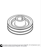Modified A 5.00in Pulley 71460120 Default Title