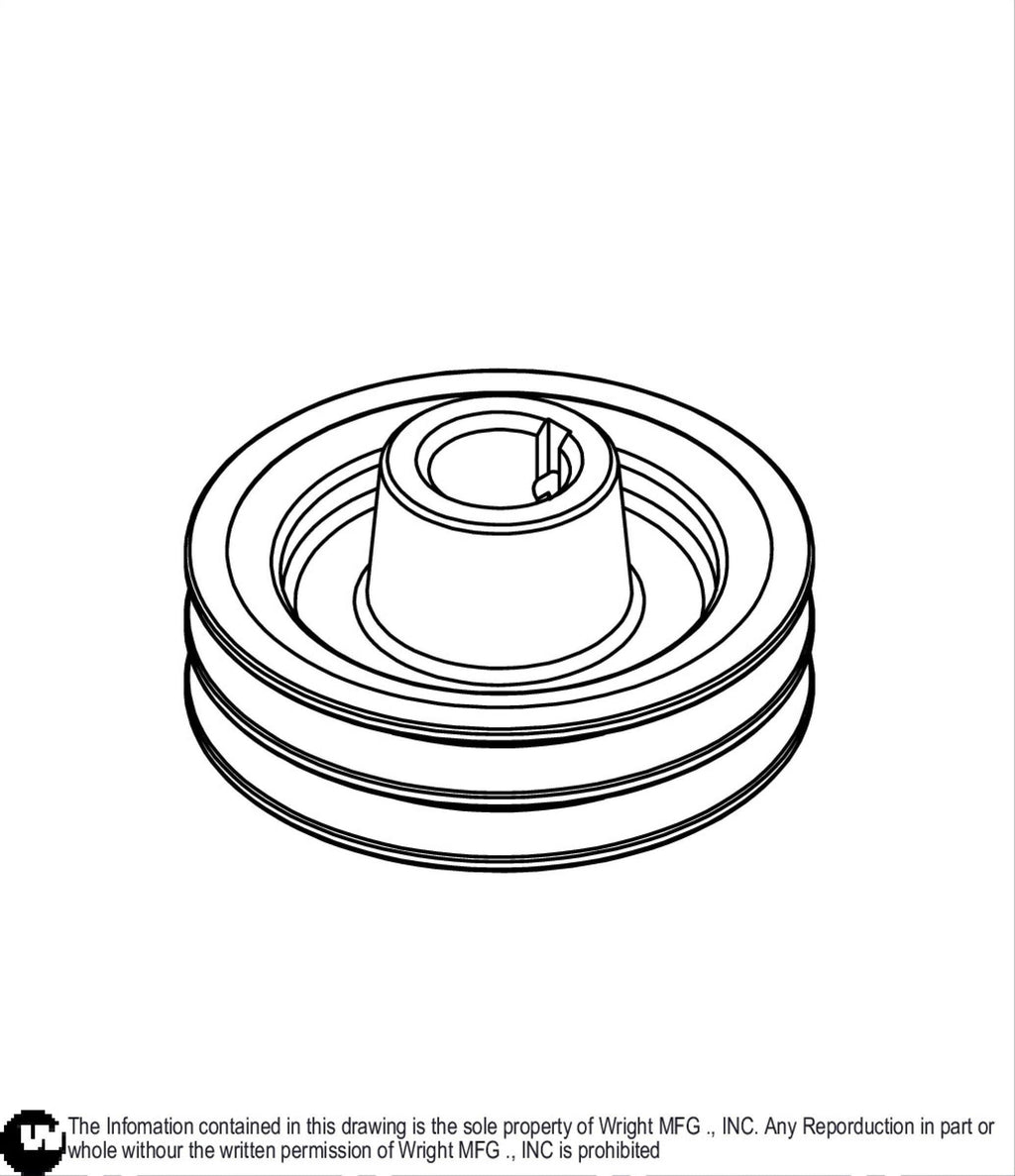 Modified A 5.00in Pulley 71460120