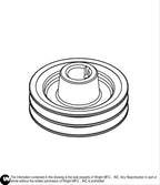 Modified A 5.00in Pulley 71460120