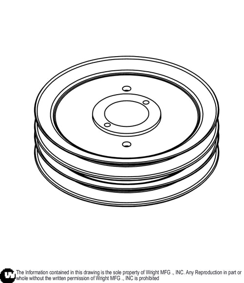 Double Groove Pulley 71460139 Default Title