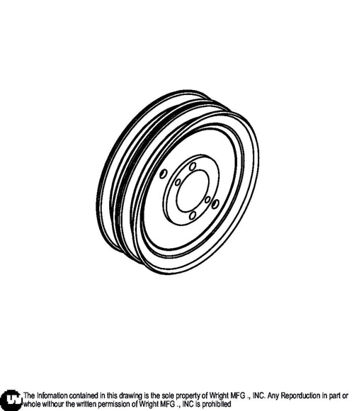 Double Split B H Bush X 6, 1In Pulley 71460144 Default Title