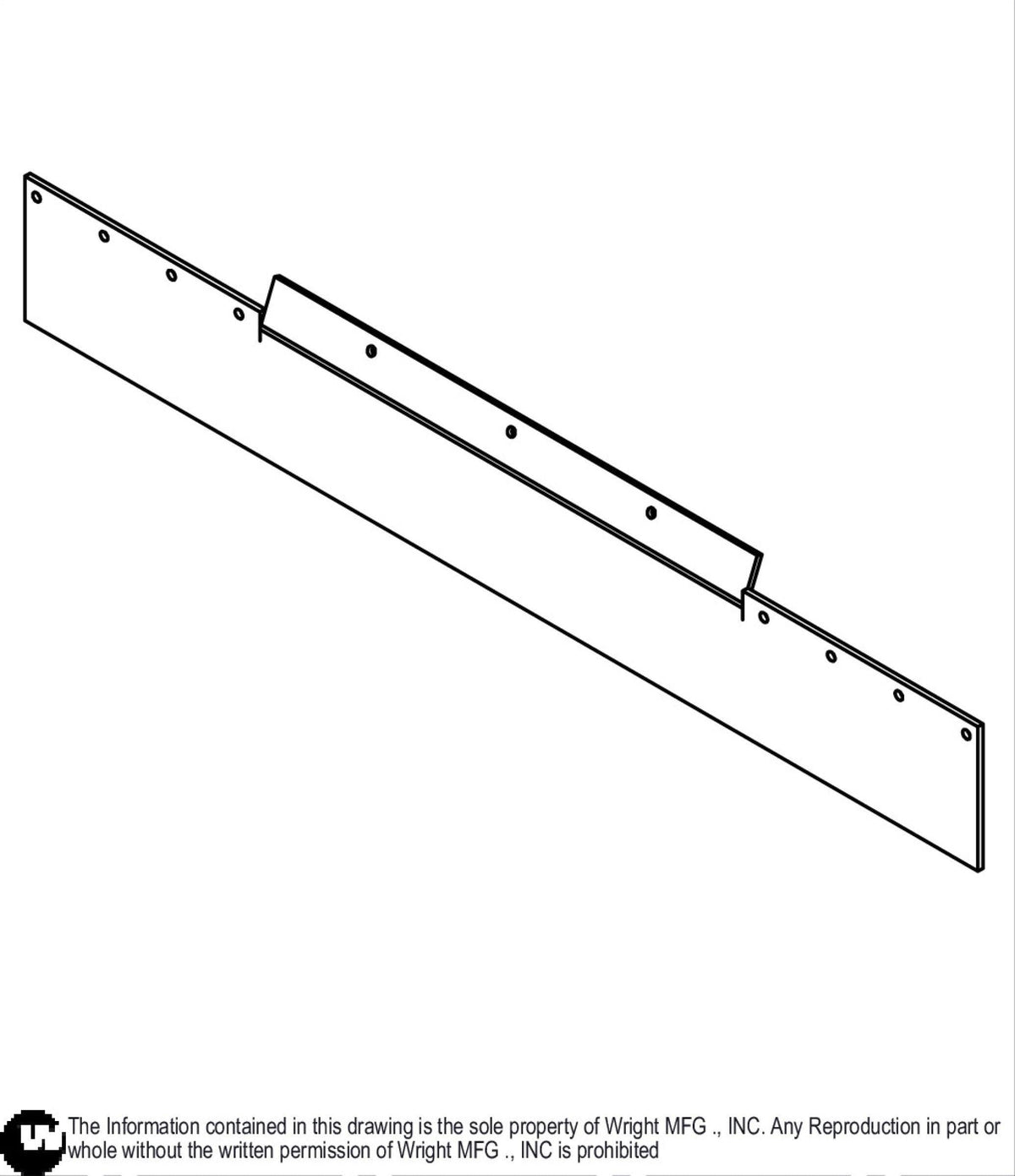 WZ 61" RD Rubber Deflector Baffle 76450002 Default Title