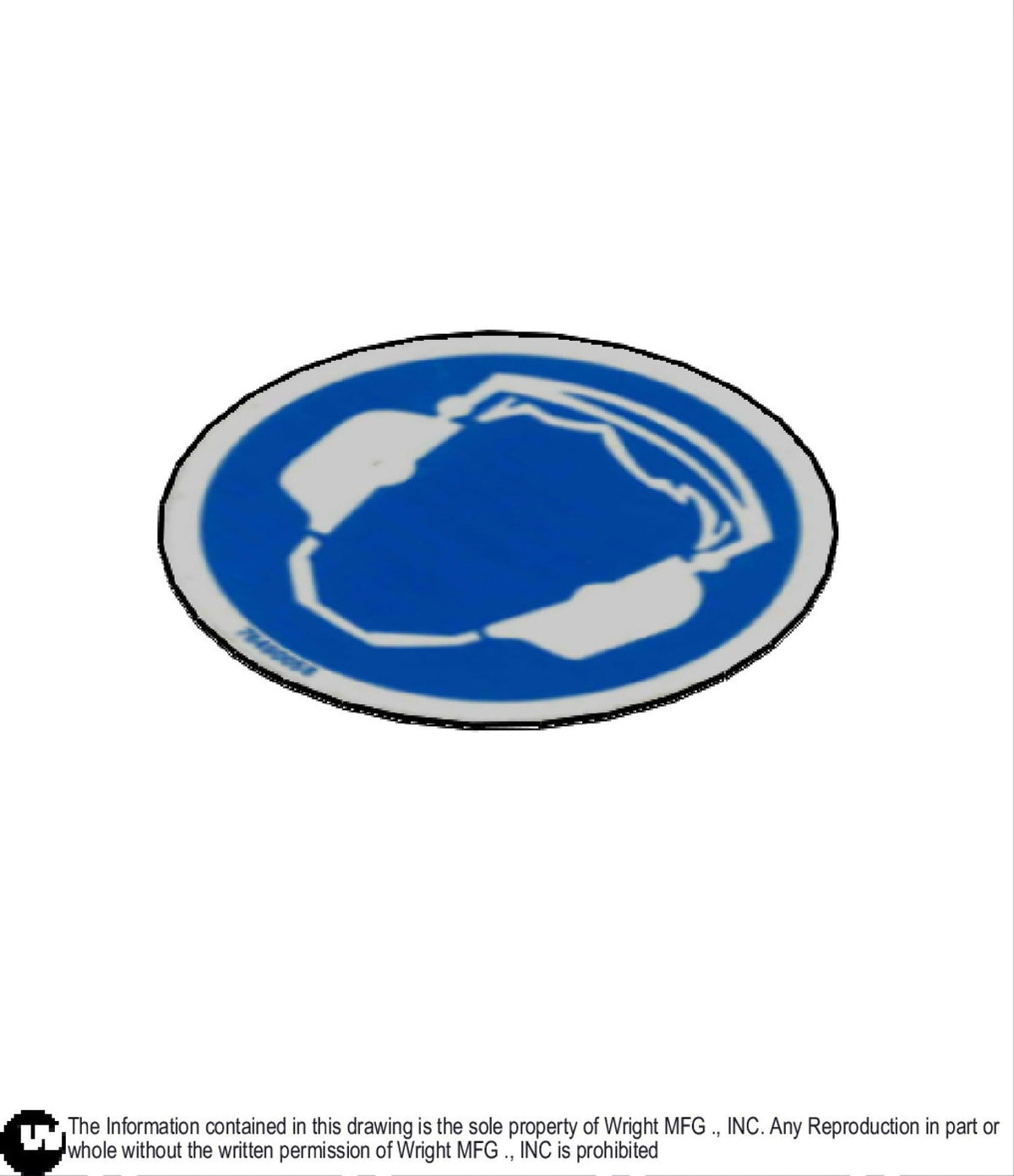 Noise Protection Warning CE Decal 76490058 Default Title