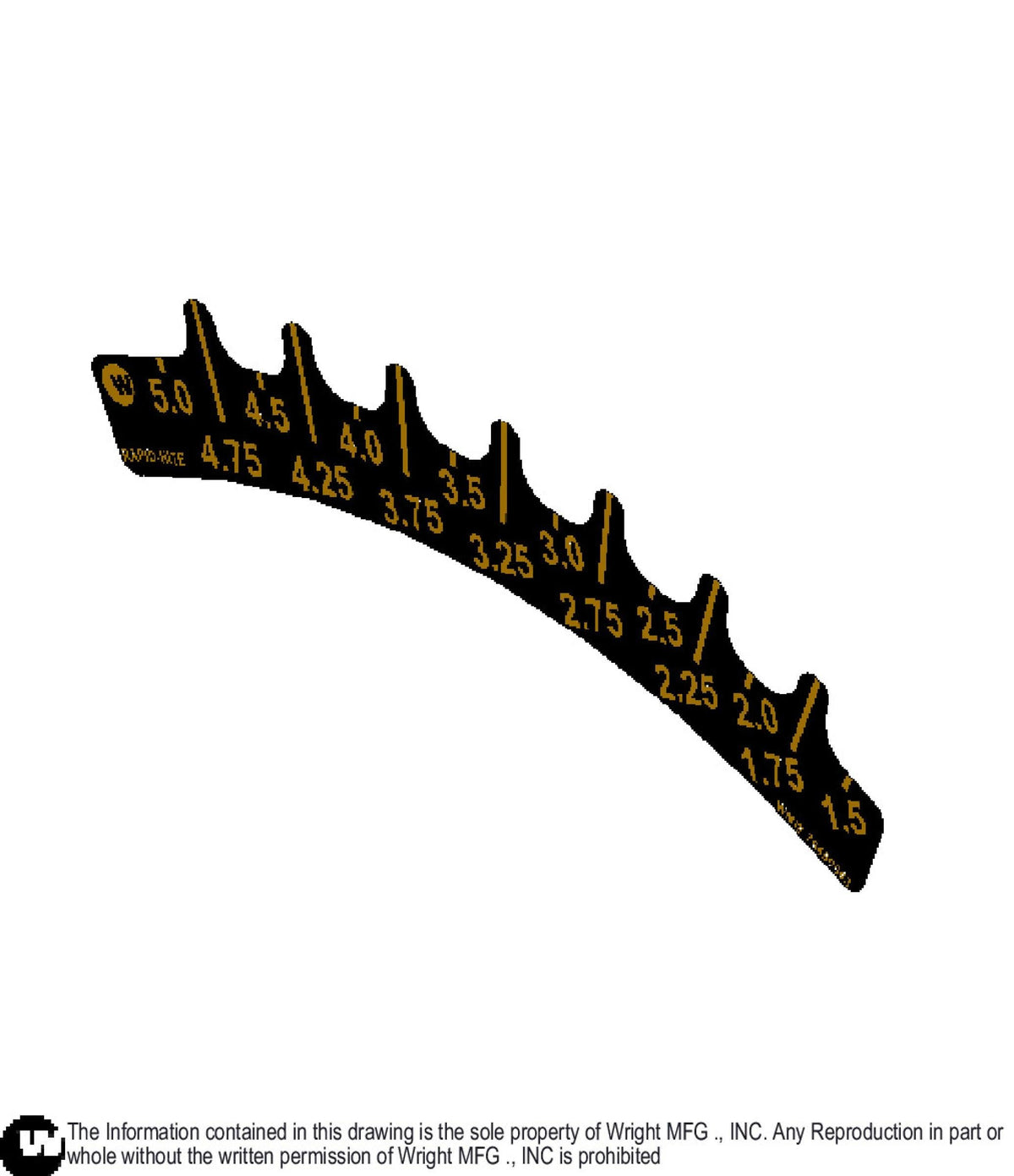 Z Deck Height Selector Decal 76490063 Default Title