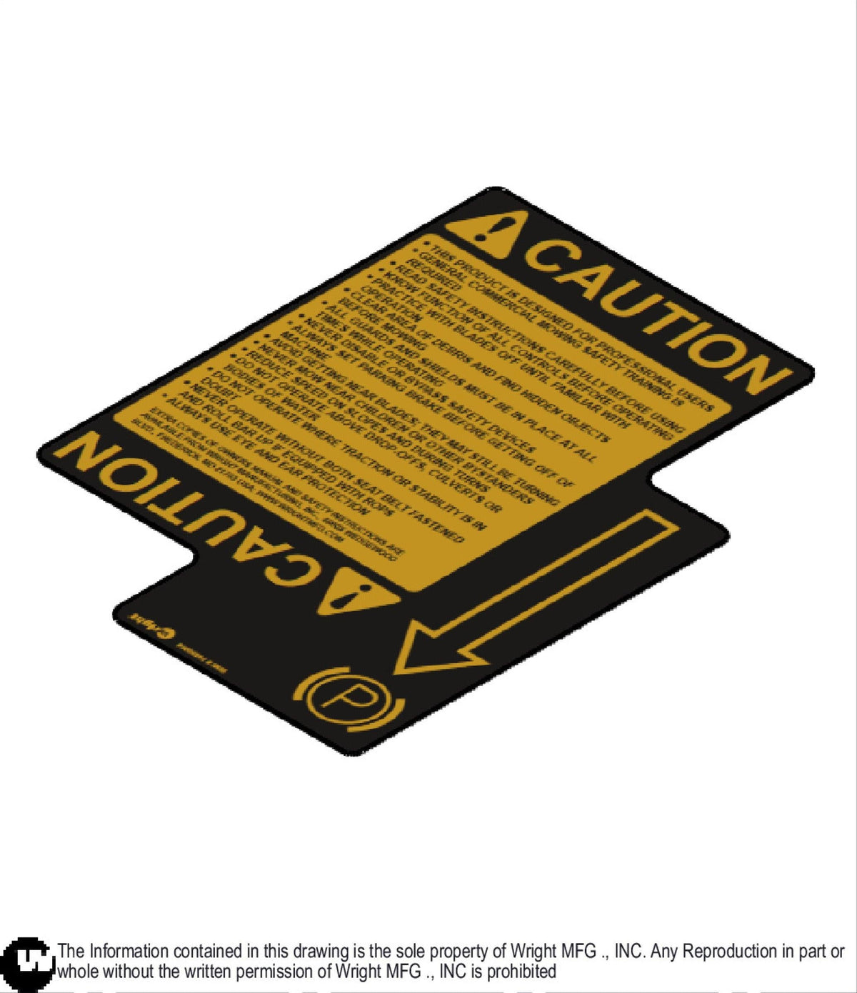 Z General Safety Decal 76490064 Default Title