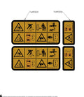 Cutter Deck Decal Kit 76490223 Default Title
