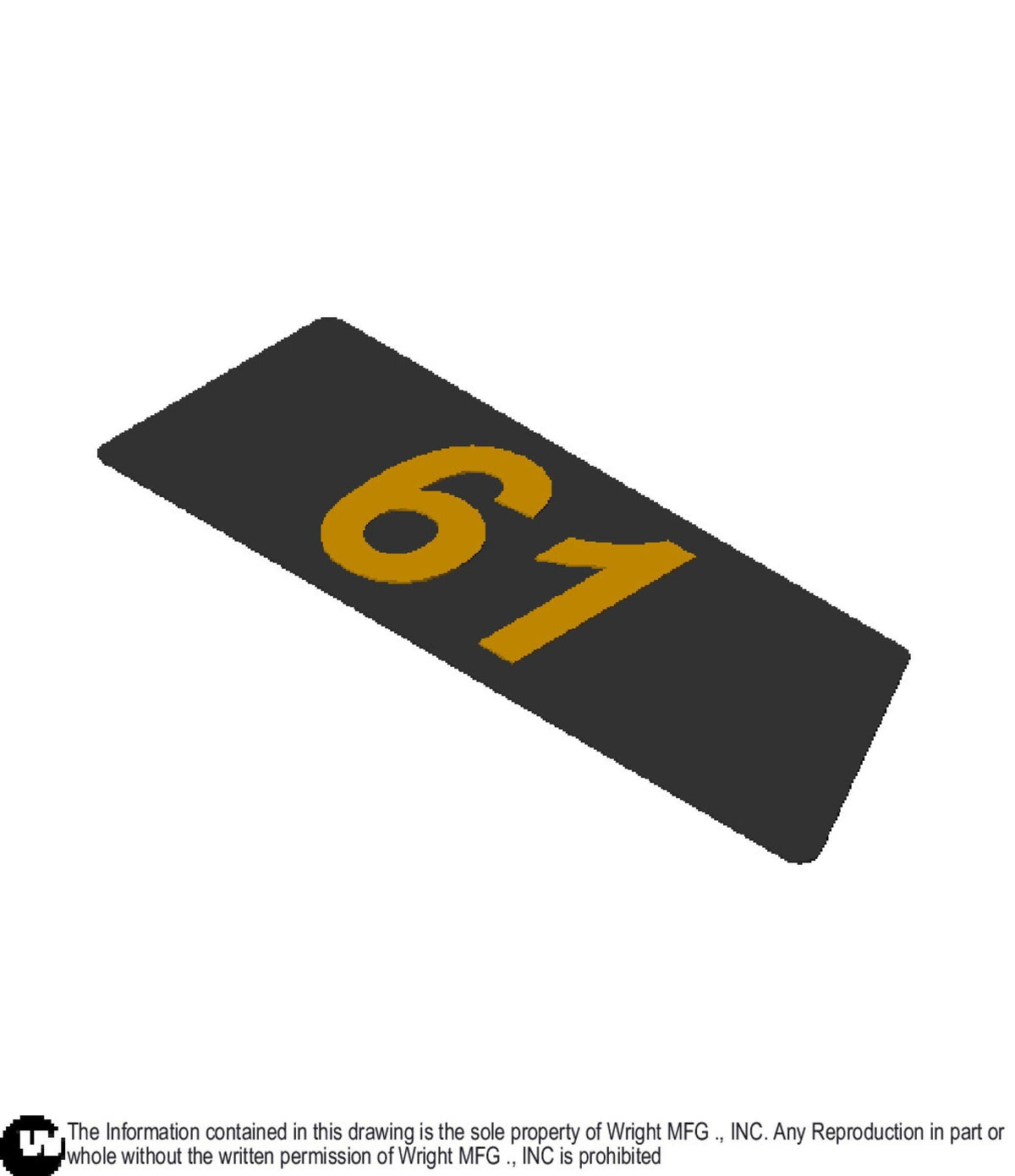 WZXT 61 Deck Size Decal 76490273 Default Title