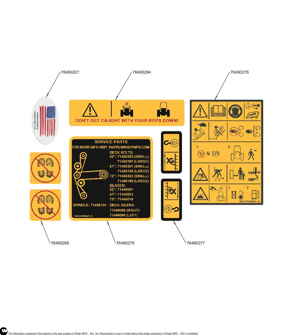 WZXL Master Kit Decal 76490311 Default Title