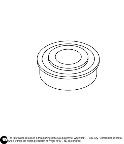 Flanged Ball Bearing 1.375 x 0.625 77410036 Default Title