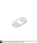 11GA WSB Spacer Muffler Bracket 91410463 Default Title