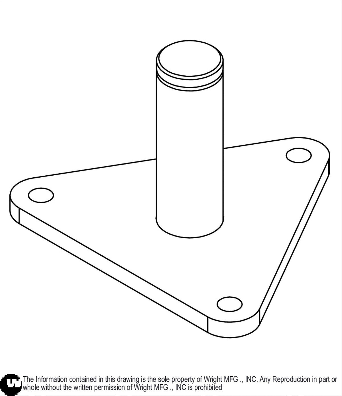 Sentar II Hydro Idler Arm Base 93410095 Default Title