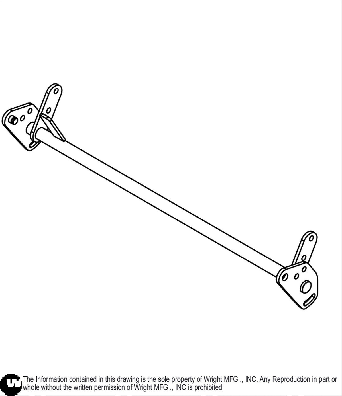 WZ Brake Bar Weldment 93410166 Default Title
