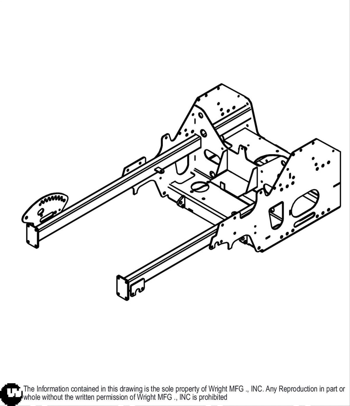 WZ Tractor Frame Weldment 93410173 Default Title