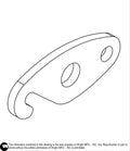 WZ Deck Lift Latch Detent Arm 93410186 Default Title
