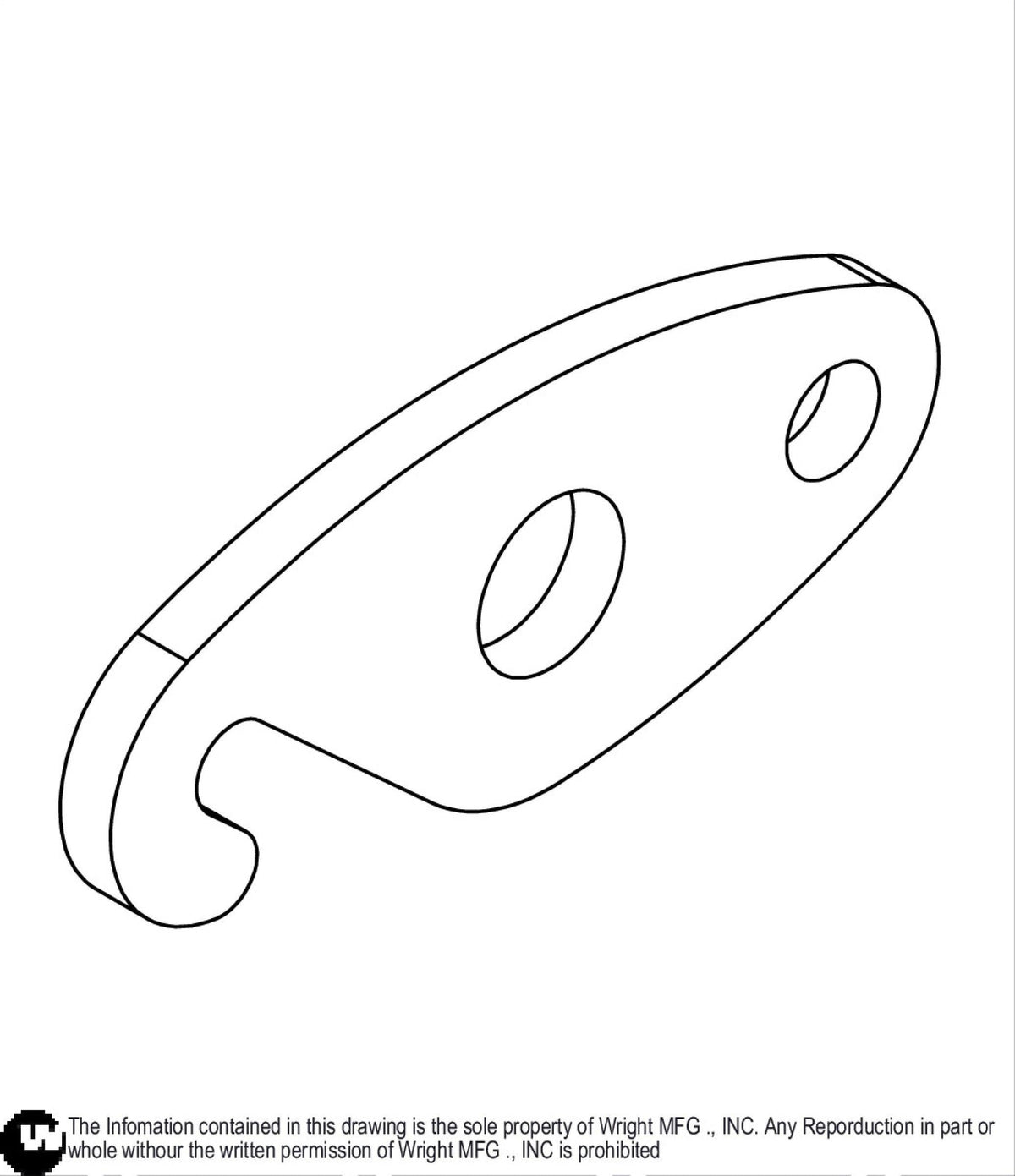 WZ Deck Lift Latch Detent Arm 93410186 Default Title