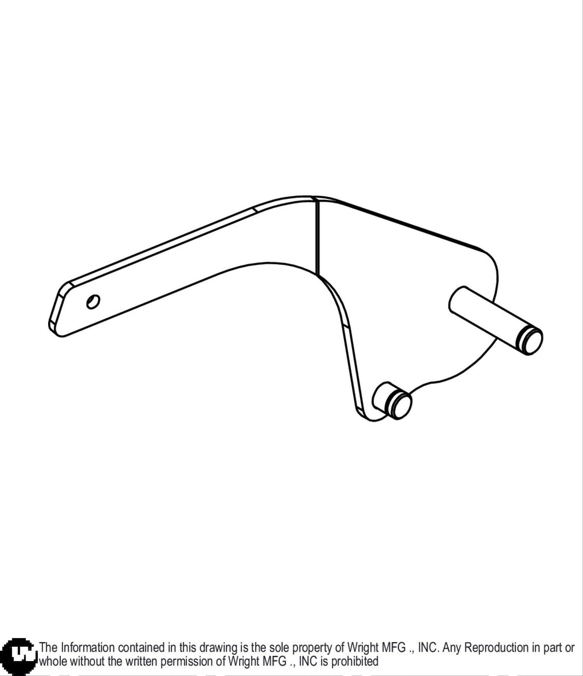 WZ Rev.1 Brake Handle Weldment 93410188 Default Title